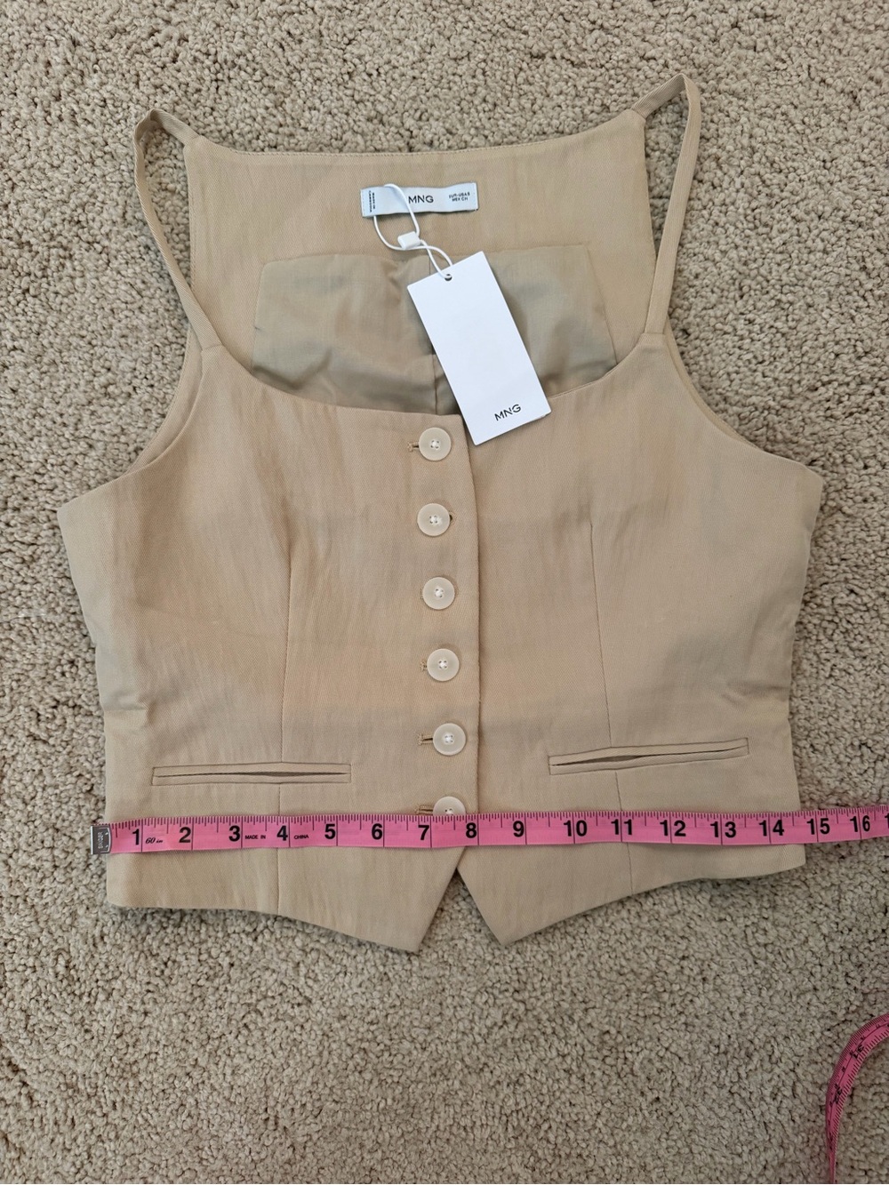 Mango Lyocell Suit Vest - Picture 11 of 11